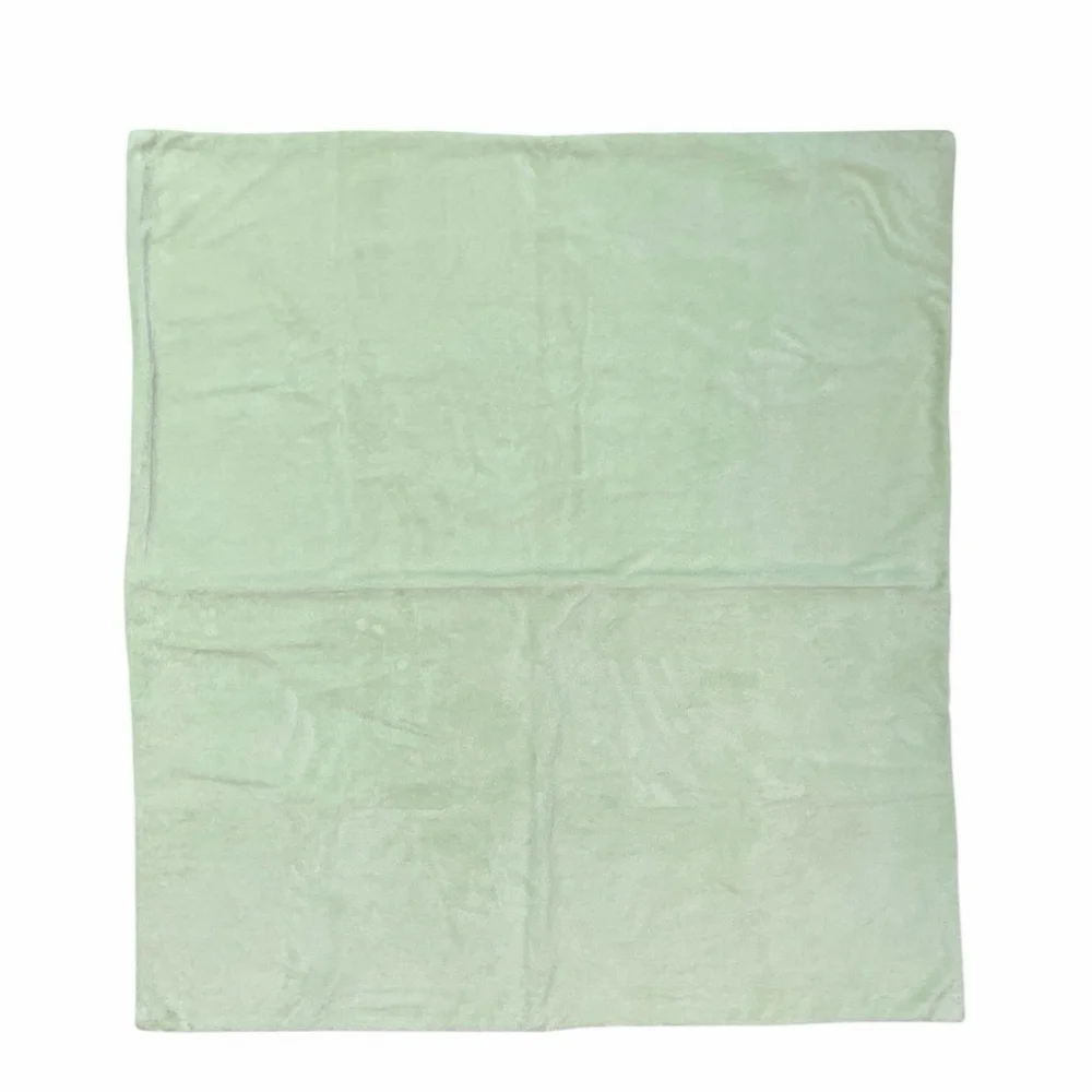 Ticche & Bea Unisex Baby Blanket Reversible Green Multi Dot Size 32